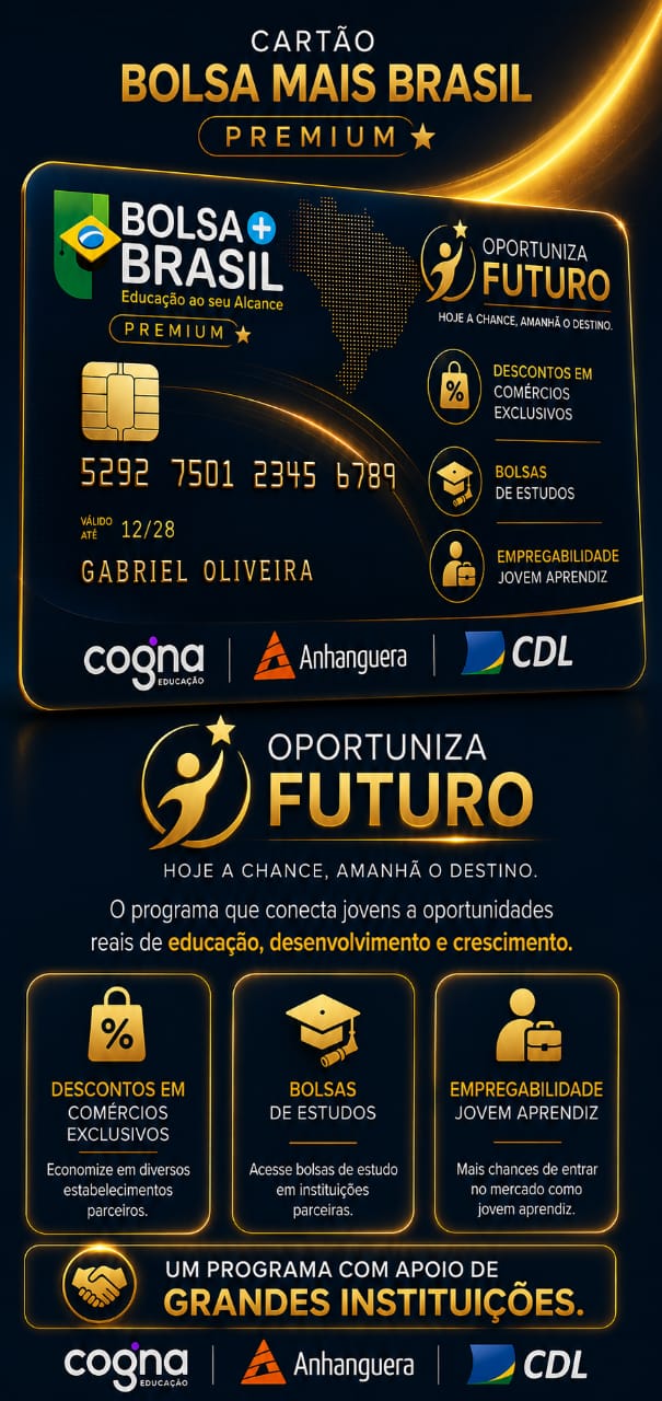 Cartão Bolsa Mais Brasil Premium